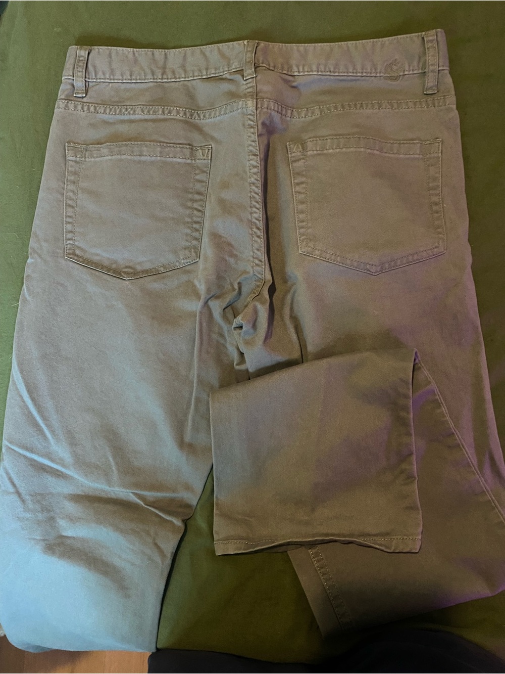 RVCA straight leg gray pants